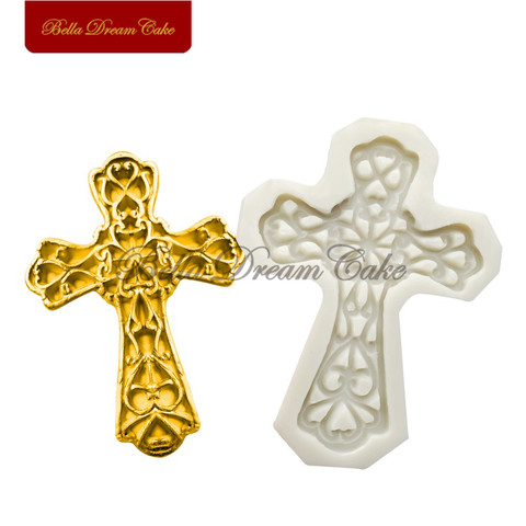 3D Cross Silicone Molds For Easter Halloween Sugarcraft Cake Moulds Chocolate Fondant Clay Mould Cake Decorating Tools Bakeware ► Photo 1/6