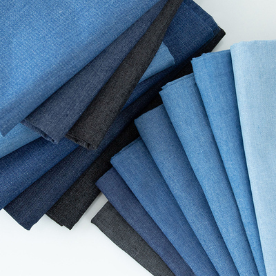 Cotton After Wash Jeans Fabric For Sewing Clothing Bags DIY Materials Denim Textiles Fabrics Eco-friendly Telas Por Metro 50x150 ► Photo 1/6