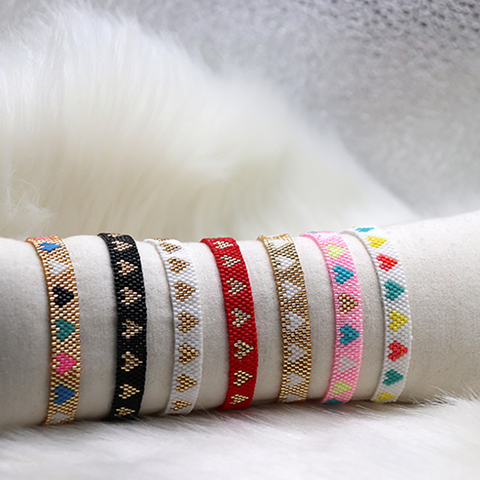2022 Japan Miyuki  friendship boho Europe and the United States style weaving love adjustable rope Joker popular bracelet stock ► Photo 1/6