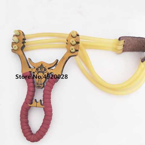 High quality outdoor hunting shooting alloy slingshot wristband bow with quality rubber match shooting game 2022 new ► Photo 1/5