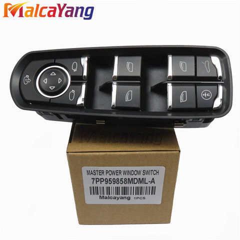 7PP959858MDML Power Window Switch for Porsche Panamera Cayenne Macan Car Electric Power Closing Window Panel Switch ► Photo 1/6