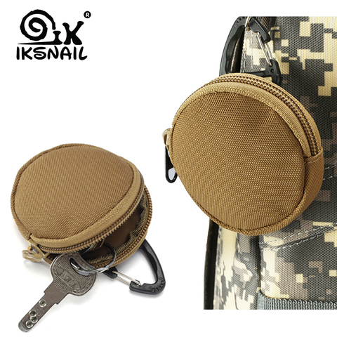 Tactical Military Mini Wallet Key Pouch EDC Coin Purses Zipper Small Waist  Bag