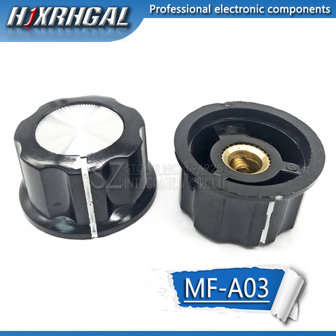 1pcs Hat MF-A03 potentiometer knob WH118/WX050 bakelite knob / copper core inner hole 6mm hjxrhgal ► Photo 1/1