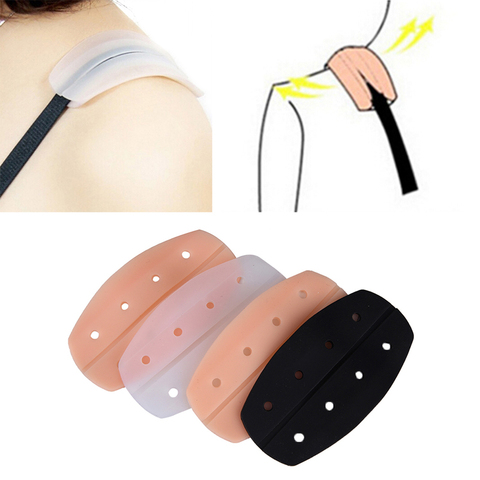 1Pcs Lady Relief Pain Bra Strap Cushions No-Slip Holder Soft Silicone Half-Transparent Anti-slip Shoulder Pads ► Photo 1/6