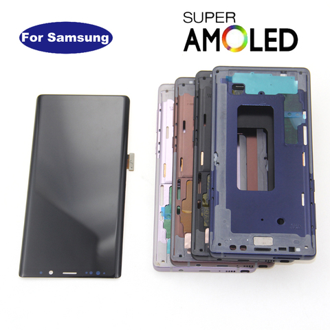 Original For Samsung Galaxy Note 9 Lcd Display Touch Screen Digitizer Assembly N960 N960F N960D N960DS lcd with Frame ► Photo 1/6