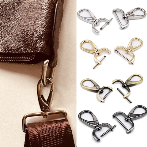 1pcs Metal Detachable Snap Hook Trigger Clips Buckles For Leather Strap/ Belt Keychain Webbing Pet Bag Leash Hooks 2Sizes ► Photo 1/6