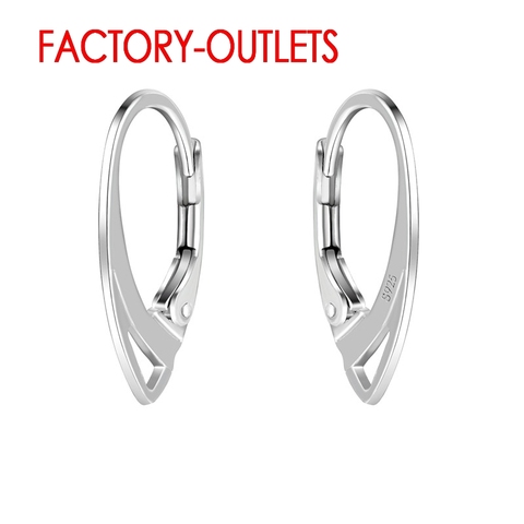 DIY Fashion Jewelry Accessories 925 Sterling Silver Earring Findings High Quality 10pairs Per Lot Ear Hook Unit 20pcs Wholesale ► Photo 1/5