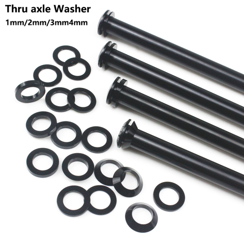 Bicycle Thru Axle Washer M12x1mm/2mm/3mm/4mm Axle Washers M12 Washer Hubs Tube Shaft Skewers Washers Flat/Conical Washer ► Photo 1/6