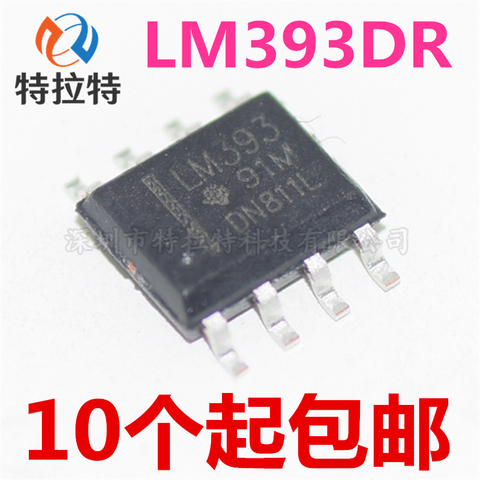 50Pcs/Lot LM393 Lm393dr Sop-8 Dual Voltage Comparator Chip Brand New ► Photo 1/3