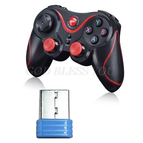 Adapter USB Receiver Bluetooth Wireless Gamepad Console Dongle For T3 / NEW S5 (Red) Game Controller Drop Shipping ► Photo 1/6