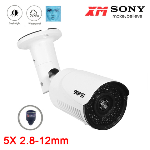 4K 8mp,5mp,4mp,2MP Metal Outdoor Waterproof 42pcs infrared Leds 5X Varifocal Zoom Lens Face Detection AHD CCTV Camera ► Photo 1/6
