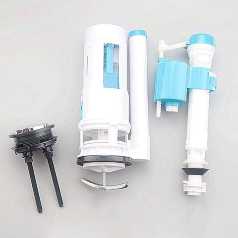 1 Set Dual Flush Fill Toilet Water Tank Connected Cistern Inlet Drain Valve Bathroom Facilities Repair Accessories ► Photo 1/6