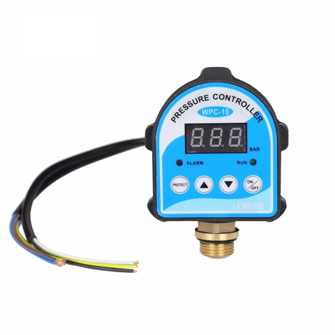 Automatic Air Pump Water Oil Compressor Pressure Switch For Water Pump Digital Display Eletronic Pressure Controller ► Photo 1/6