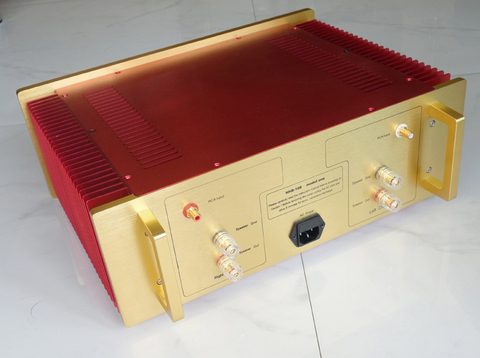 No Negative Feedback Study/Copy Dartzeel NHB108 Power Amplifier DIY chassis 440x330x160mm ► Photo 1/3