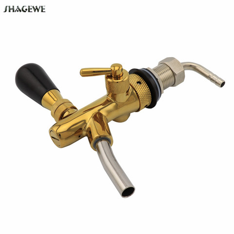 Adjustable Beer Tap Faucet With Chrome Plating Flow Control Beer Faucet for Beer home brewing cornelius keg ► Photo 1/6