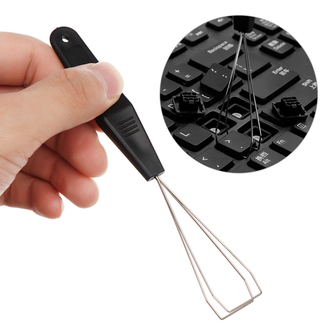 New Simple Design 1Pc Keyboard Key Keycap Puller Remover With Unloading Steel Cleaning Tool Keycap Starter Keyboard Cleaning Aid ► Photo 1/6