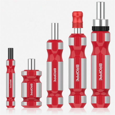 BROPPE High-Strength Screwdriver Handle Hand Screwdriver Bit Handle 1/4 Inch 4mm DIY Household Repair Tool ► Photo 1/6