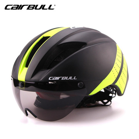 280g Aero Ultra-light Goggle TT Road Bicycle Helmet In-Mold Racing Cycling Bike Sports Safety Helmet Time-Trial Cycling Helmet ► Photo 1/6