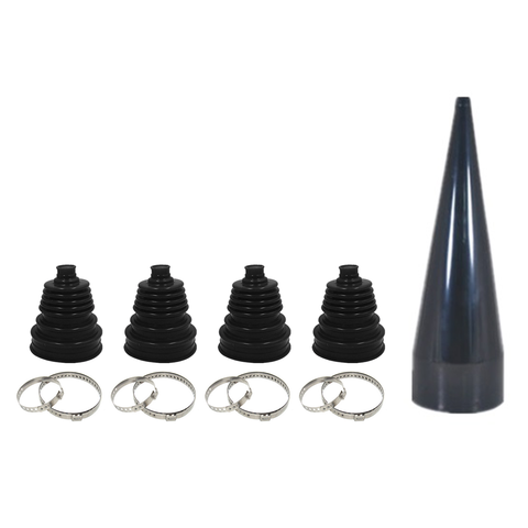 4pcs Universal Rubber Constant Velocity CV Boot Joint Tool Fitting Cone Stretch With Clips New Car Accessories CV Joint Boot ► Photo 1/6