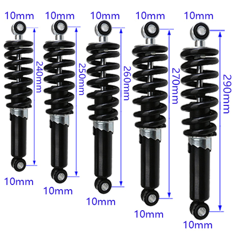 240/250/260/270/290mm 1200LBS Universal Motorcycle Shock Absorber Suspension Protection Rear Shocker Absorbers Dirt Bikes ► Photo 1/6
