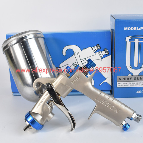 Original Import HVLP W101 134G Hand Manual Paint Spray Gun W-101 Spray Gun 0.8/1.0/1.3/1.5/1.8mm Furniture Car Paint Pistol ► Photo 1/6