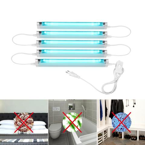 Real UV Sterilizer Lamp Quartz Lamp  Disinfection UVC Ozone  6W 8W T5  Light Tube Germicidal Bacterial Deodorant Protect health ► Photo 1/5