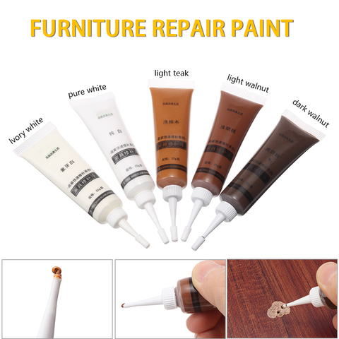 1pcs Mini Wooden Furniture Touch Up Kit Furniture Floor Tile Scratch Filler Remover Glue Cream Polymer Resin DIY Repair Tools ► Photo 1/6