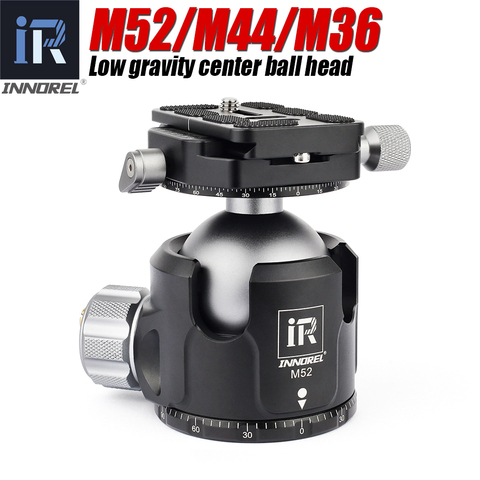 INNOREL M52 M44 M36 Low Center of Gravity Tripod Head New damping setting for Heavy Duty Digital SLR Cameras Panoramic Ball Head ► Photo 1/6