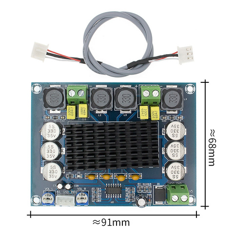 TPA3116D2 Dual-channel Stereo High Power Digital Audio Power Amplifier Board 2*120W ► Photo 1/6