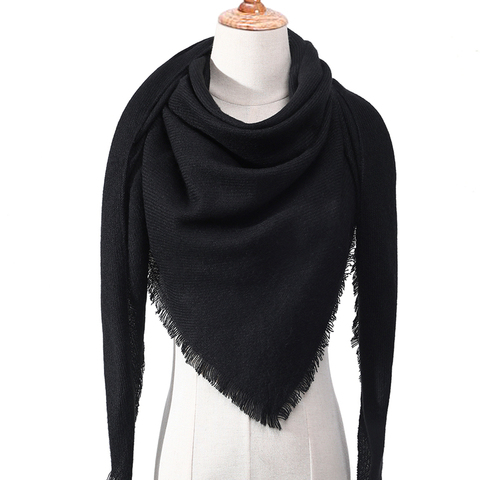 2022 cashmere scarf for women autumn winter shawls wraps neck warm headscarf blanket triangel pashmina bandana foulard femee ► Photo 1/6