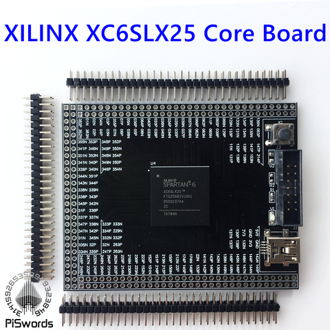 Xilinx  FPGA spartan6  XC6SLX25 XC6SLX16 Core Board Minimum System development board ► Photo 1/3