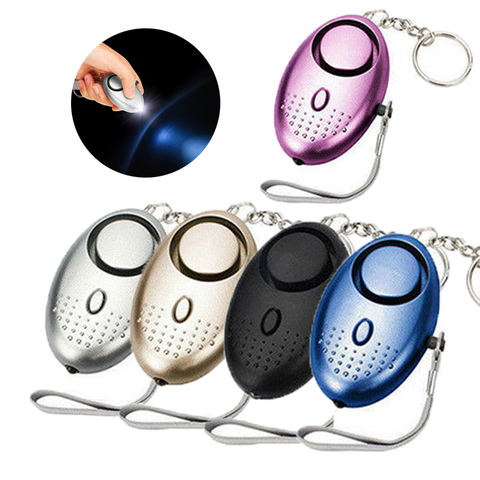 Self Defense Alarm 130dB Egg Shape Girl Women Security Protect Alert Personal Safety Scream Loud Keychain Emergency Alarm ► Photo 1/6