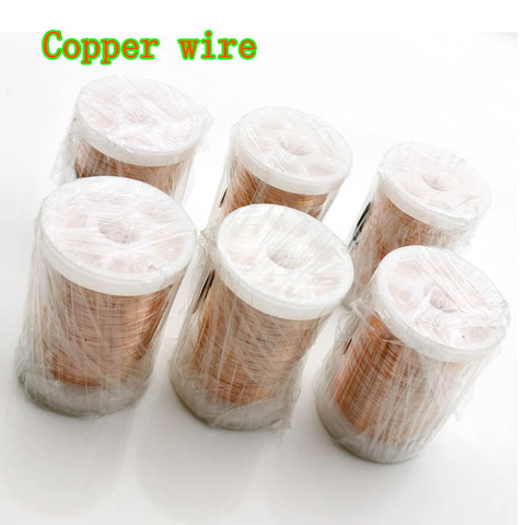 0.13mm 0.25mm 0.5mm 1.3mm 1.4mmQA Enameled Copper Wire Magnetic Wire For Inductance Coil Relay Electric Meter Coil Winding ► Photo 1/6