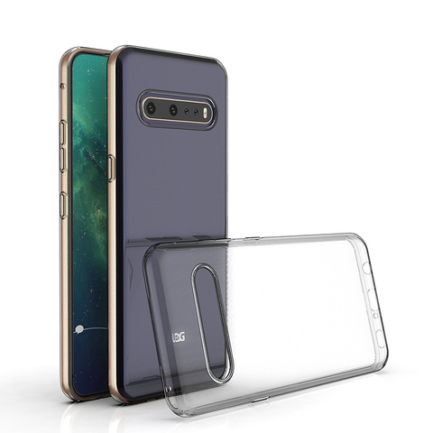 For LG V60 V50 V40 V35 V30S V30 G6 G7 G8S G8X G8 K61 K50 K40S K30 Q6 Q70 ThinQ 5G Slim Crystal Clear Soft TPU Case Protect Cover ► Photo 1/6