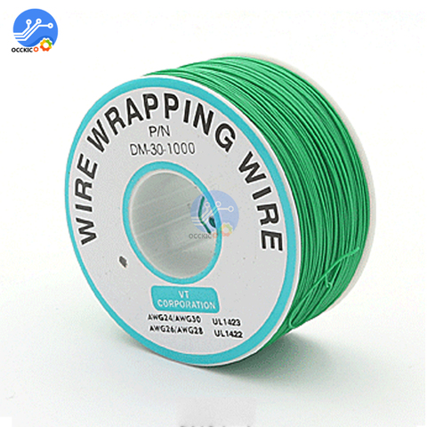 250M 30AWG circuit board PCB Wire Wrapping Wire Tin Plated Copper DM-30-1000 Jumper Insulation Electronic Conductor Wire ► Photo 1/6