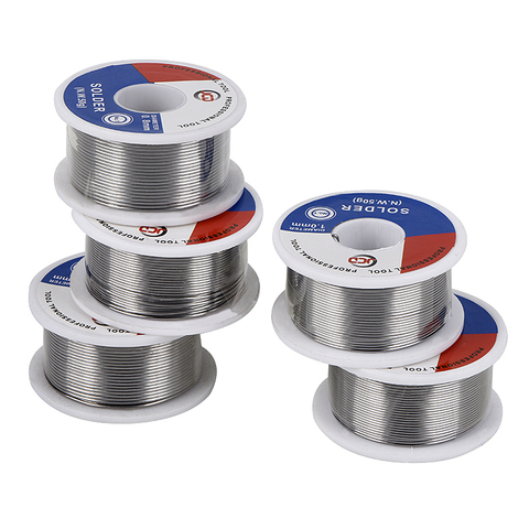 JCD soldering Tin wire lead free 100g 0.6mm 0.8mm 1.0mm 1.2mm 1.5mm welding Tin lead Wire Melt Rosin Core Solder roll Flux BGA ► Photo 1/6
