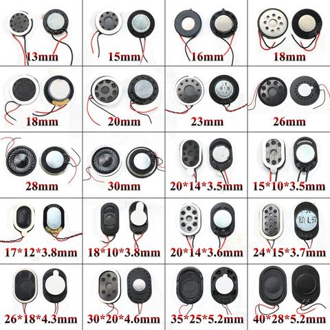 YuXi Replacement Buzzer Ringer Sound Speaker 13mm 15mm 16 17 18 20 23 26 30 35 40 mm Round Loudspeaker For Cell Phone ► Photo 1/6
