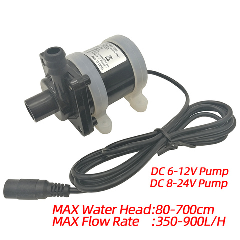 350-900L/H Free shipping 750 DC Submersible circulation Water Pump, Micro Submersible Brushless Water Pump for Aquarium ► Photo 1/5