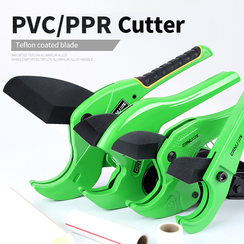 PVC Pipe Cutter PPR Scissors SK5 Steel Water Pipe Scissors Pipe Cutter Tool Professional Aluminum Alloy Handle Trunking Cutter ► Photo 1/6