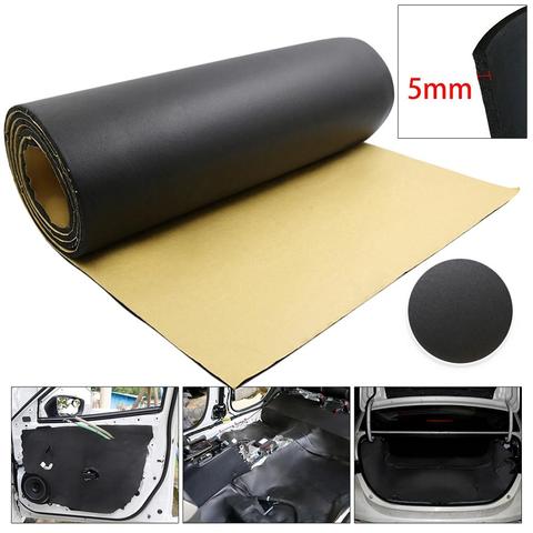 UXCELL 5mm Thick Cotton Blends Car Soundproof Cotton Insulation Foam Sound Absorption Hood Roof Fender Deadener Mat ► Photo 1/6