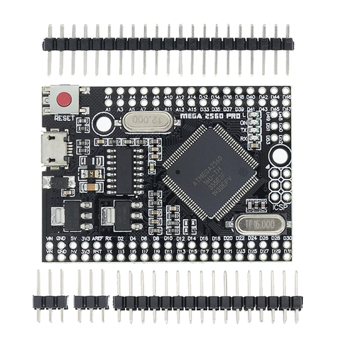 1 Piece Mega 2560 PRO (Embed) CH340G ATmega2560-16AU with male pinheaders Compatible  Mega 2560 PRO ► Photo 1/6