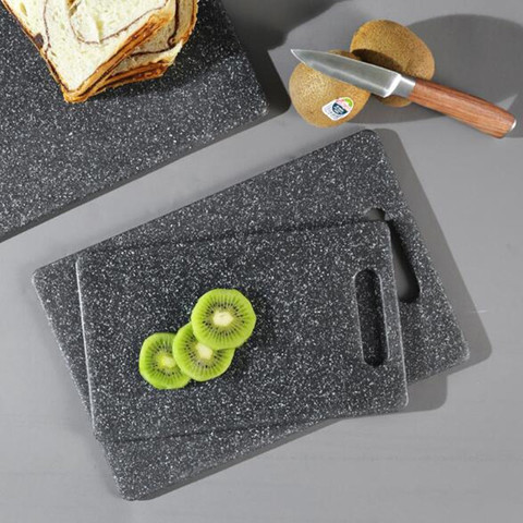 Square Cutting Board Imitation Marble Environmental Protection Cutting Board Plastic Kitchen Fruit And Vegetable Cutting Board ► Photo 1/6