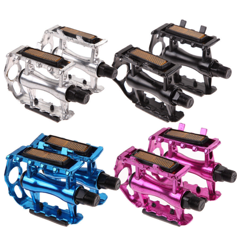 1Pair MTB Ultralight Bike Bicycle Pedals Mountain Road Bike Part Pedal Cycling Aluminum Alloy Ultra-Light Hollow Flat CagePedals ► Photo 1/5