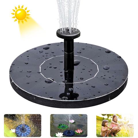 Solar Floating Water Fountain Bird Bath Fountain Pump Pond Decoration Solar Powered fountain Water Pump for Garden and Patio ► Photo 1/6