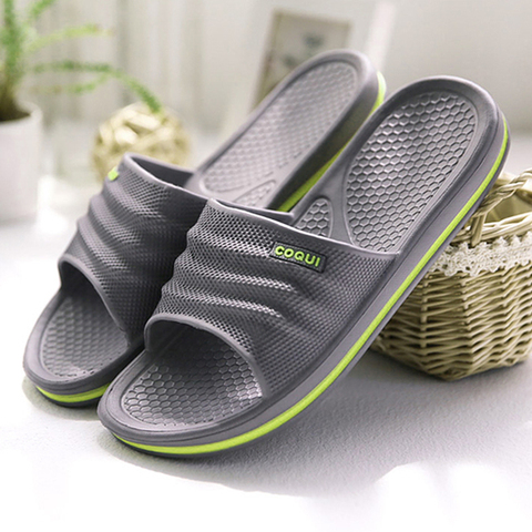 Men Slipper for Home Platform Beach Slippers Women EVA Non-slip Bath Slippers Outdoors Men's Summer Shoes Unisex Indoor Slippers ► Photo 1/6