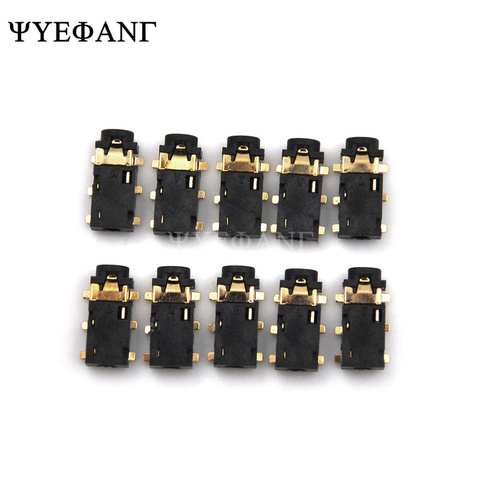 10pcs/lot 2.5mm Female Audio Connector 6 Pin SMT SMD Stereo Headphone Jack Socket PJ-242 ► Photo 1/6