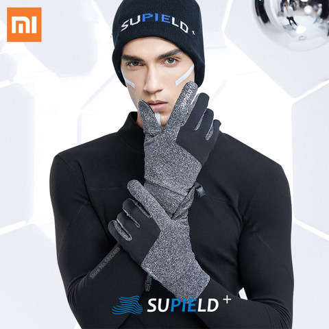Xiaomi Supield Aerogel Cold-proof Warm Gloves Touch Screen Outdoor Cycling Gloves Windproof Motorcycle Gloves For Winter Autumn ► Photo 1/6