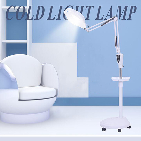 LED Magnifier Floor Lamp Magnifier Pro 16X Diopter Glass Cool Bright Lens Cold Light Magnifier for Beauty Manicure Tattoo 220V ► Photo 1/6