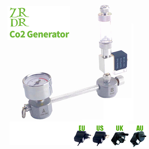 Aquarium DIY CO2 generator system kit CO2 regulator with solenoid valve bubble counter can promote the growth of aquatic plants ► Photo 1/6