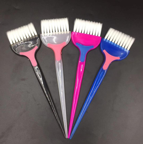 1pc Professional PP Handle Natural Hair Brushes Resin Fluffy Comb Hairdressing Barber Hair Dye Hair Brush make up comb styling ► Photo 1/6